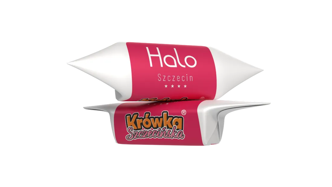 Krówki z logo dla hotelu Halo — słodki upominek dla gości hotelowych