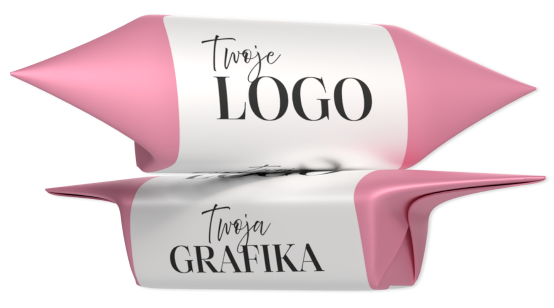 Krówka personalizowana — papierek tylko z Twoją grafiką